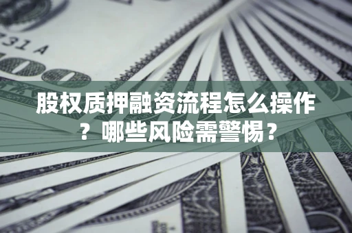济南股权质押融资流程怎么操作？哪些风险需警惕？