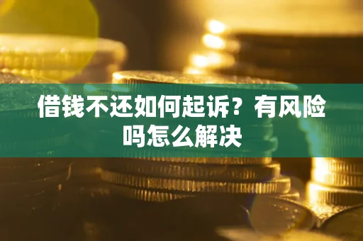 济南借钱不还如何起诉？有风险吗怎么解决